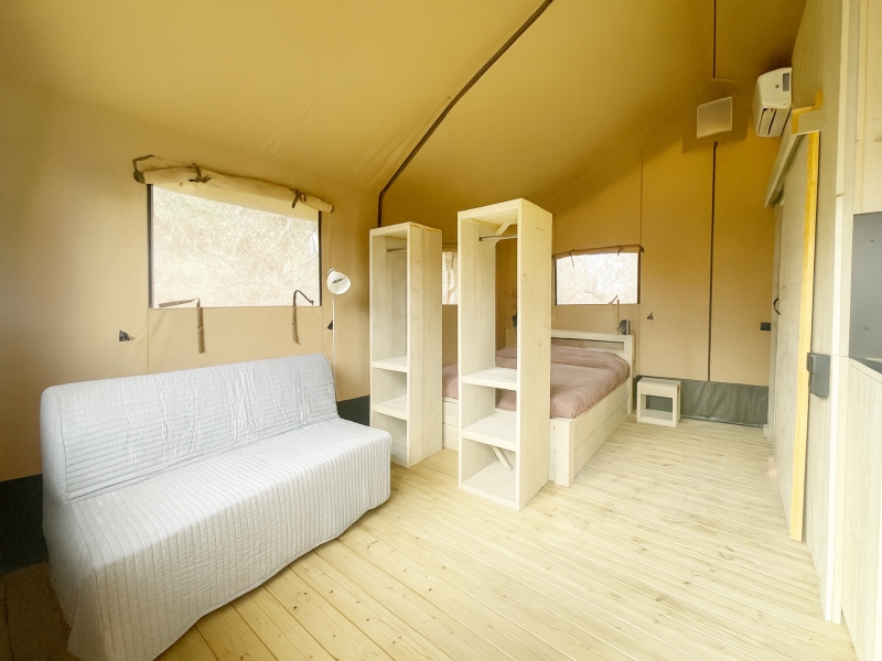 Accessible glamping tent for 4 guests in Tuscany
