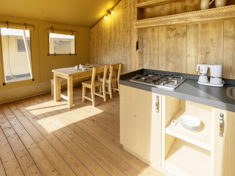 Glamping tent in Tuscany for 5 guests